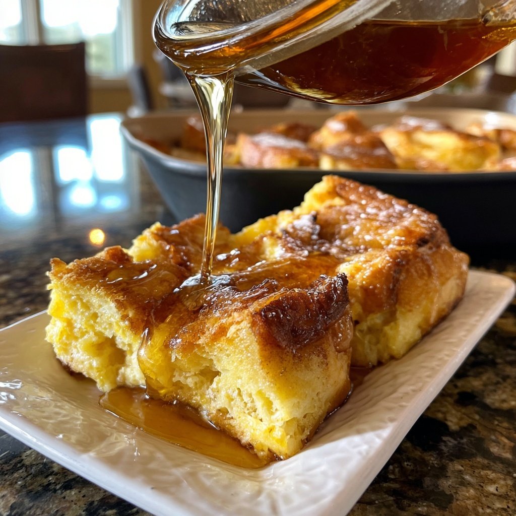 Make-Ahead Overnight French Toast Casserole​