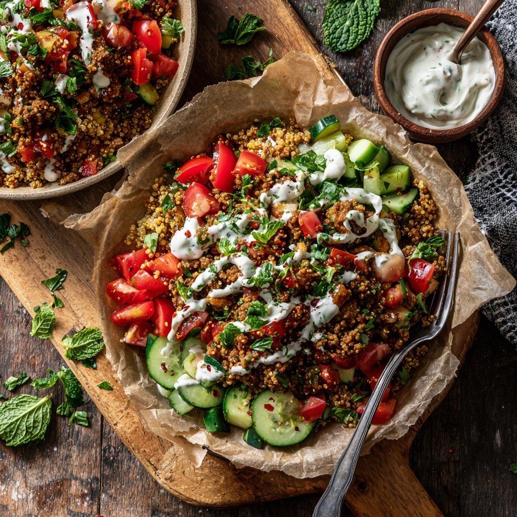Mediterranean Ground Turkey Bowl