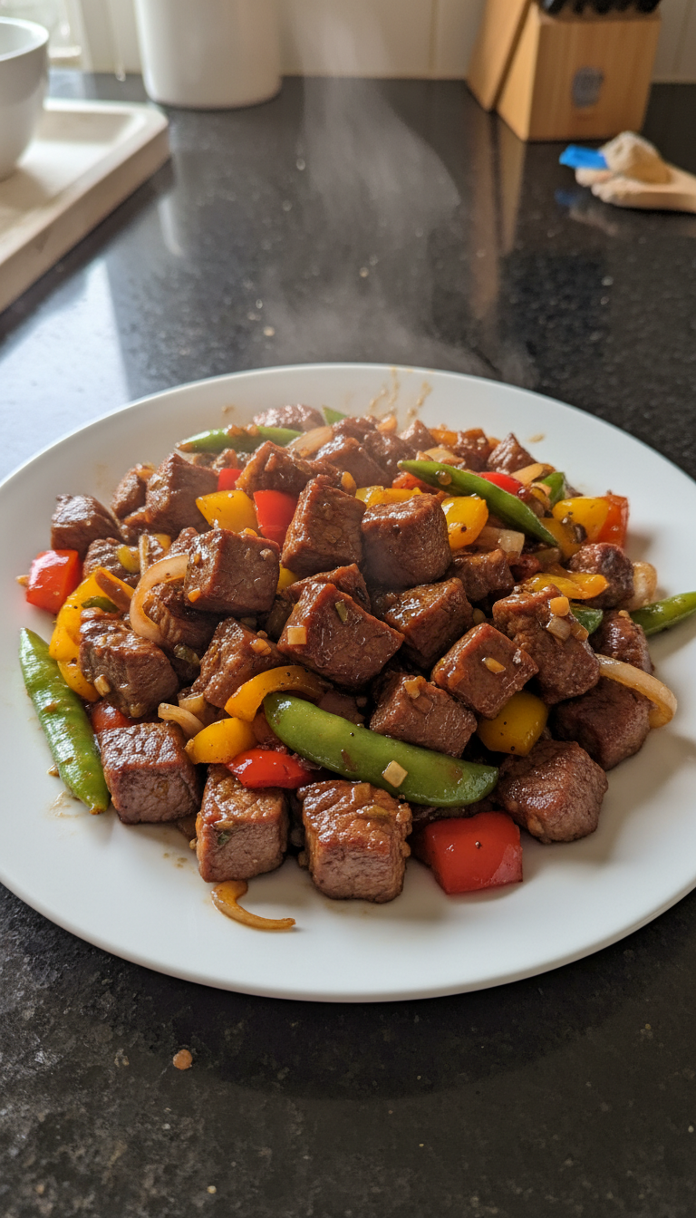Teriyaki Filet Mignon Stir-Fry