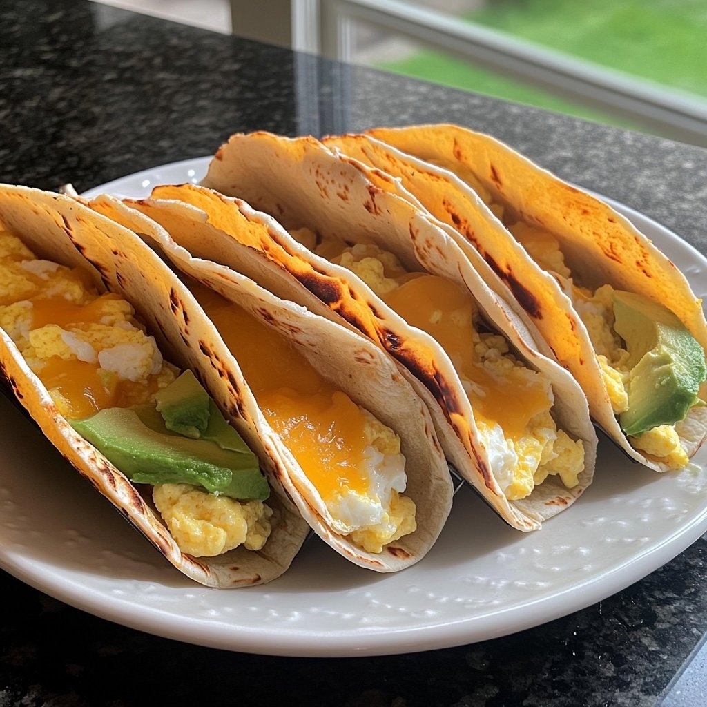 Simple Baked Breakfast Tacos