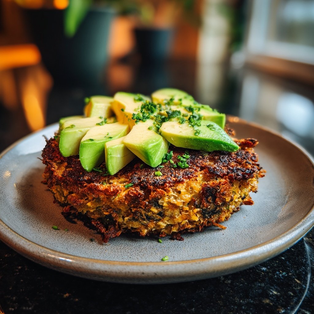 Seaweed Kelp Burger with Avocado