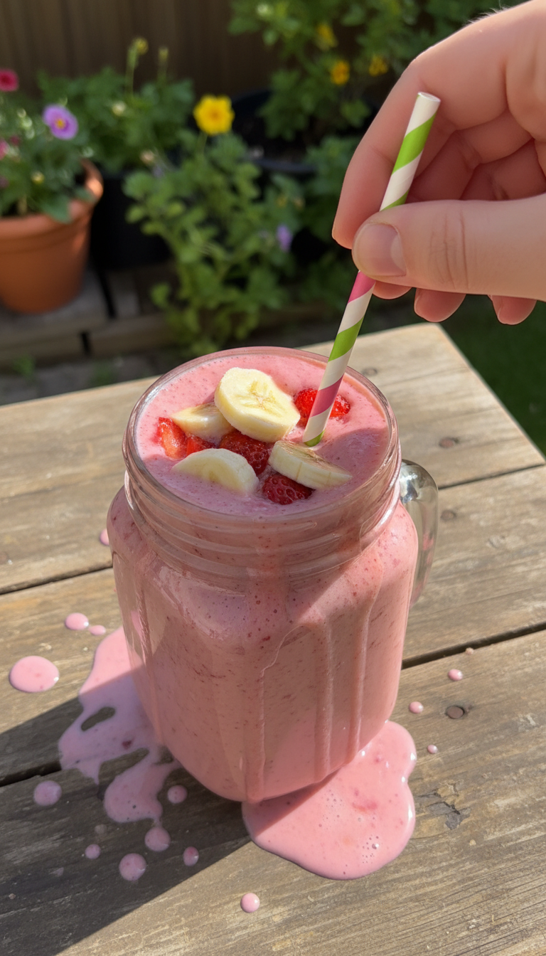 Strawberry Banana Smoothie Delight