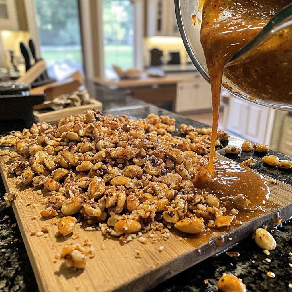 Sweet, Salty, Spicy Party Nuts