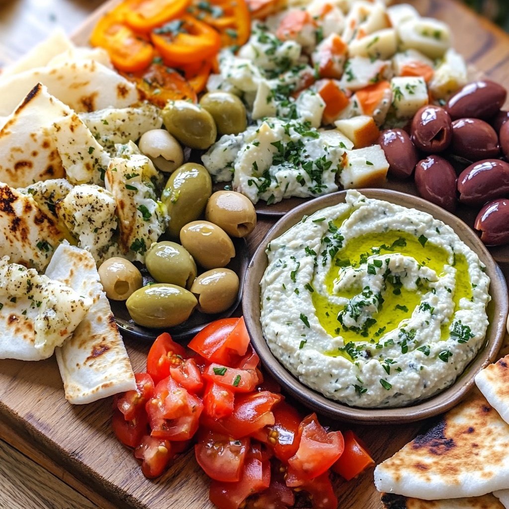 Mediterranean Mezze Tapas Platter