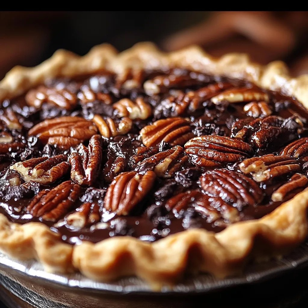 Texas Chocolate Pecan Pie