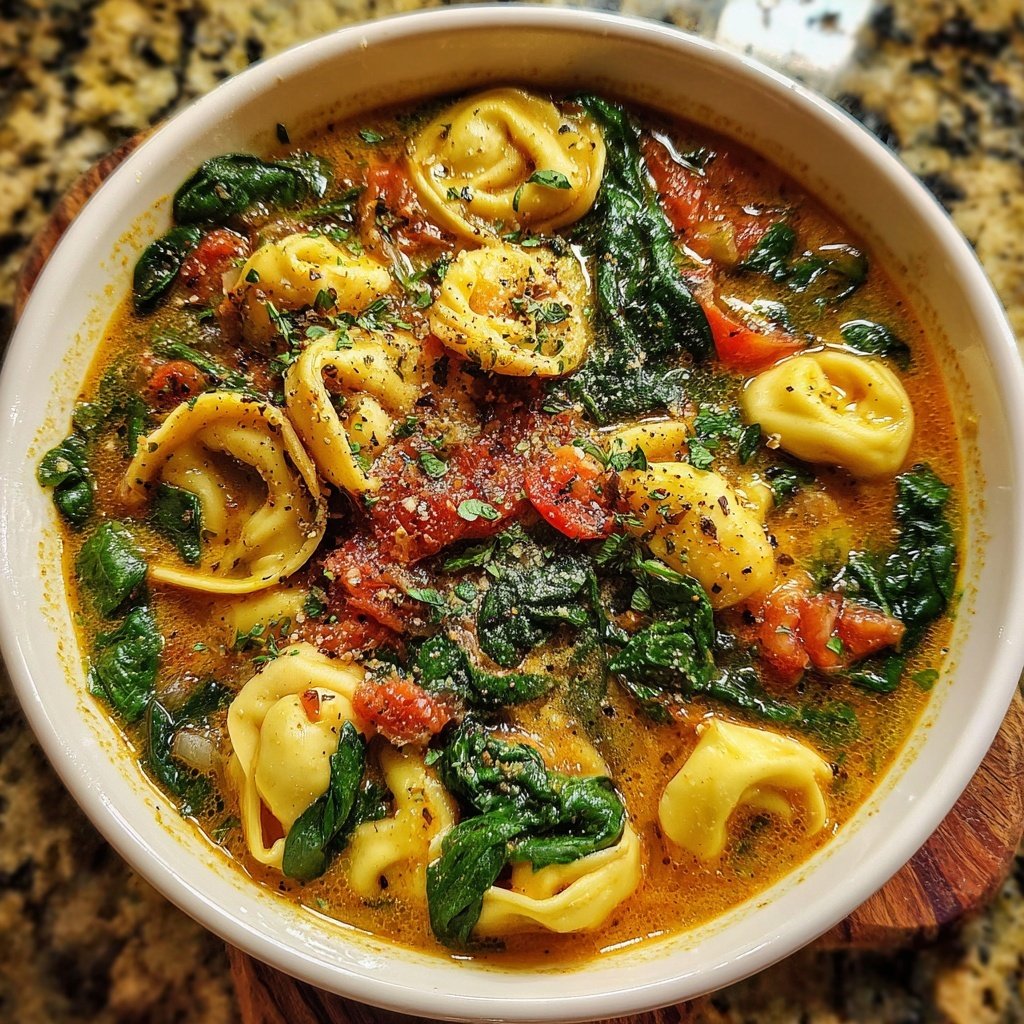 Tuscan Tortellini Soup