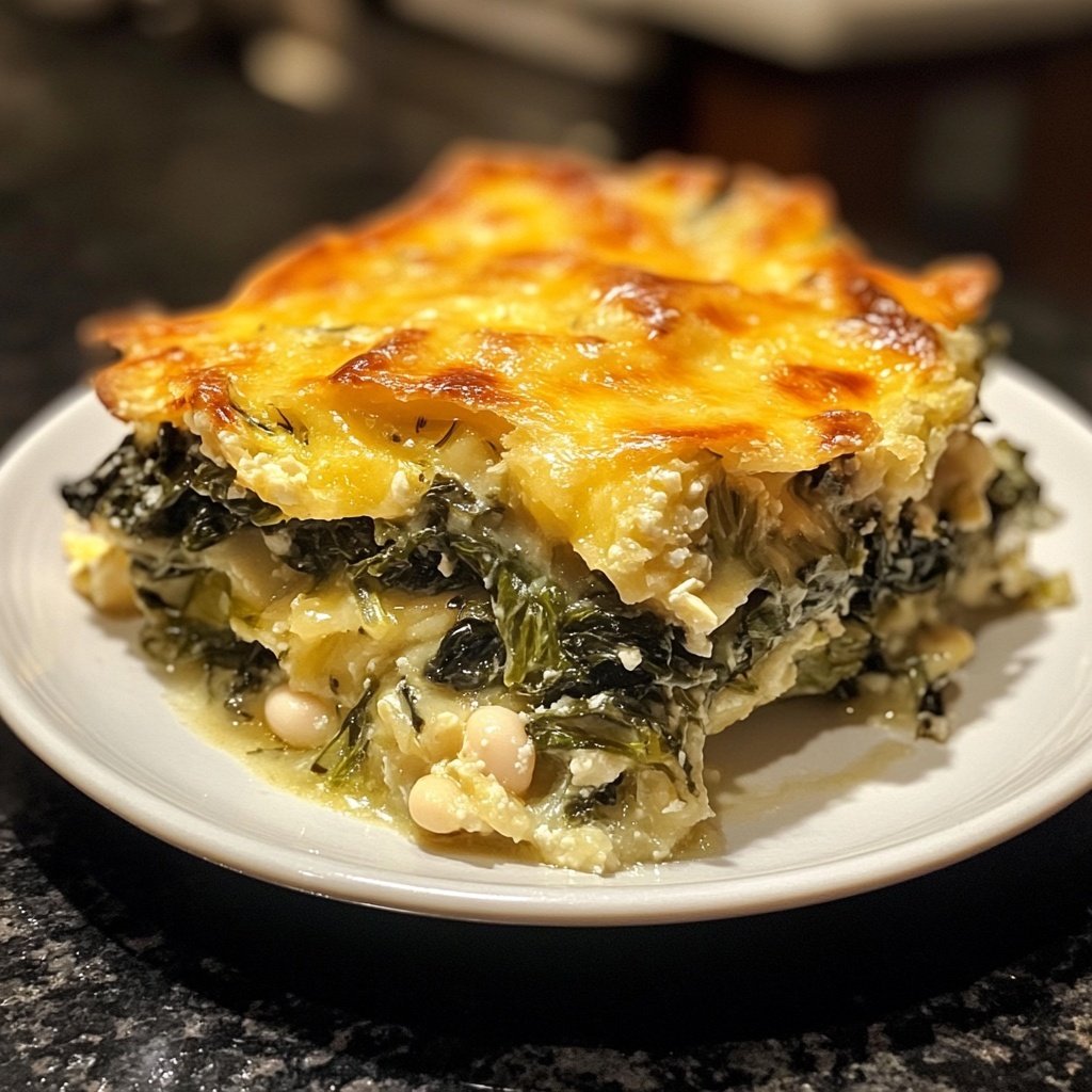 Swiss Chard, Fennel & White Bean Gratin