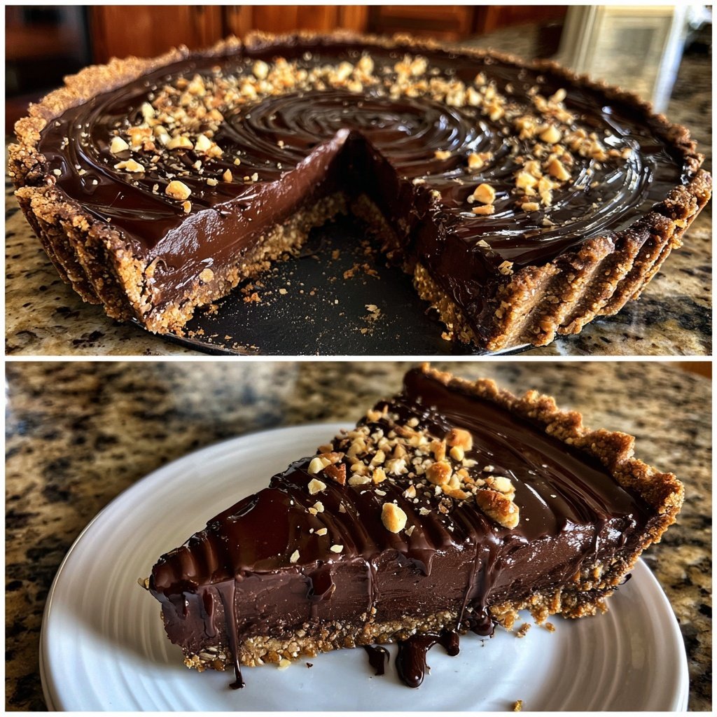 Mocha Hazelnut Chocolate Tart