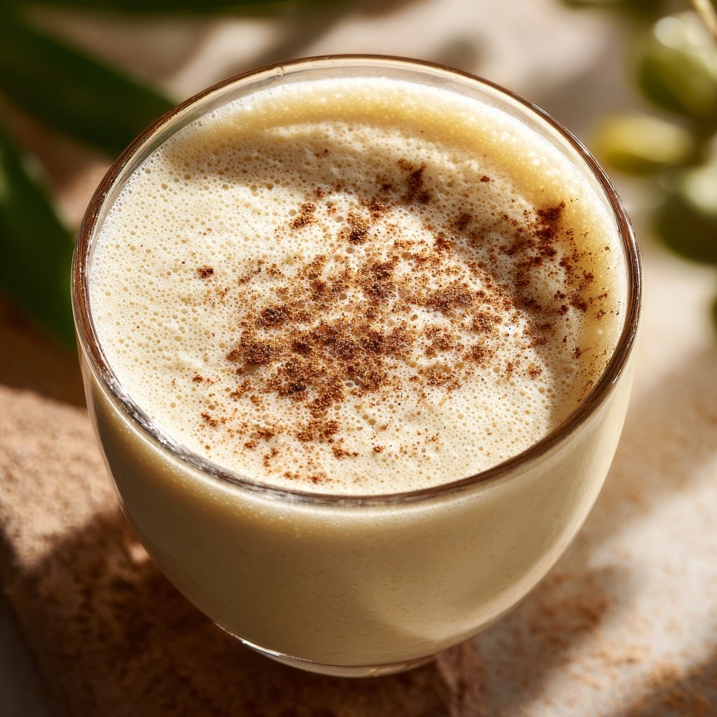 Dairy Free Eggnog with Almond Milk
