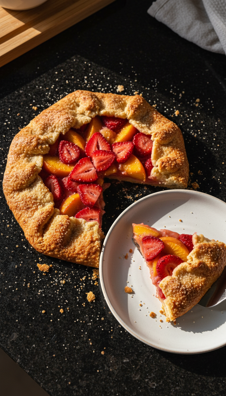 Strawberry Peach Galette