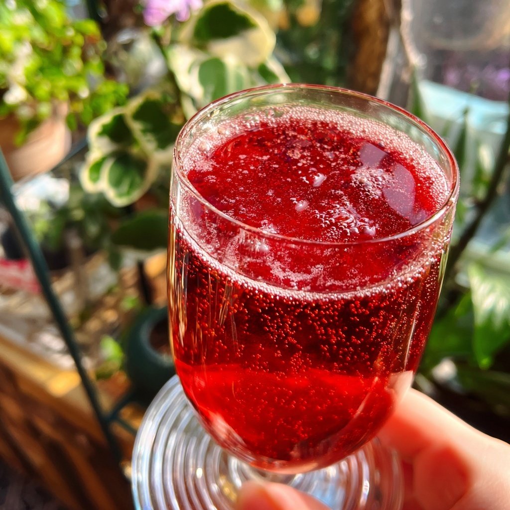 Valentine's Day Cocktail Cranberry Sweet