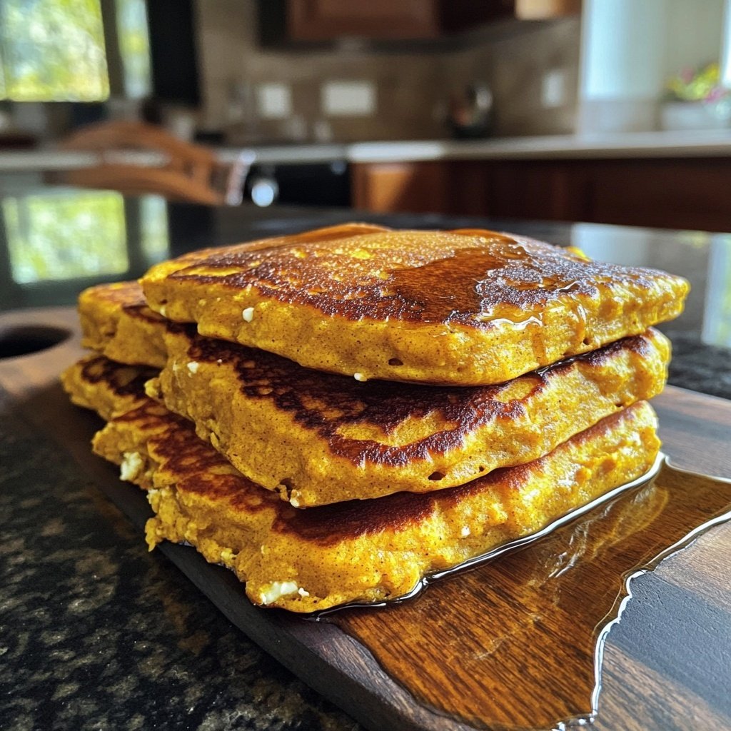 Pumpkin Ricotta Pancakes