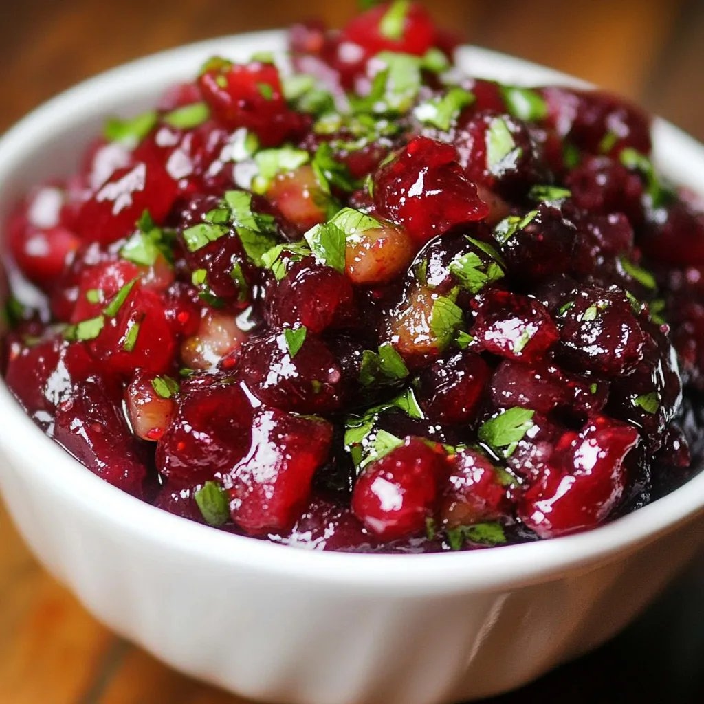 Zesty Cranberry Salsa