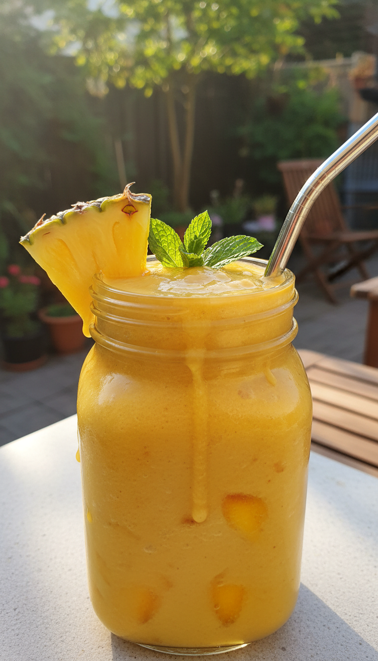 Mango Pineapple Protein Smoothie