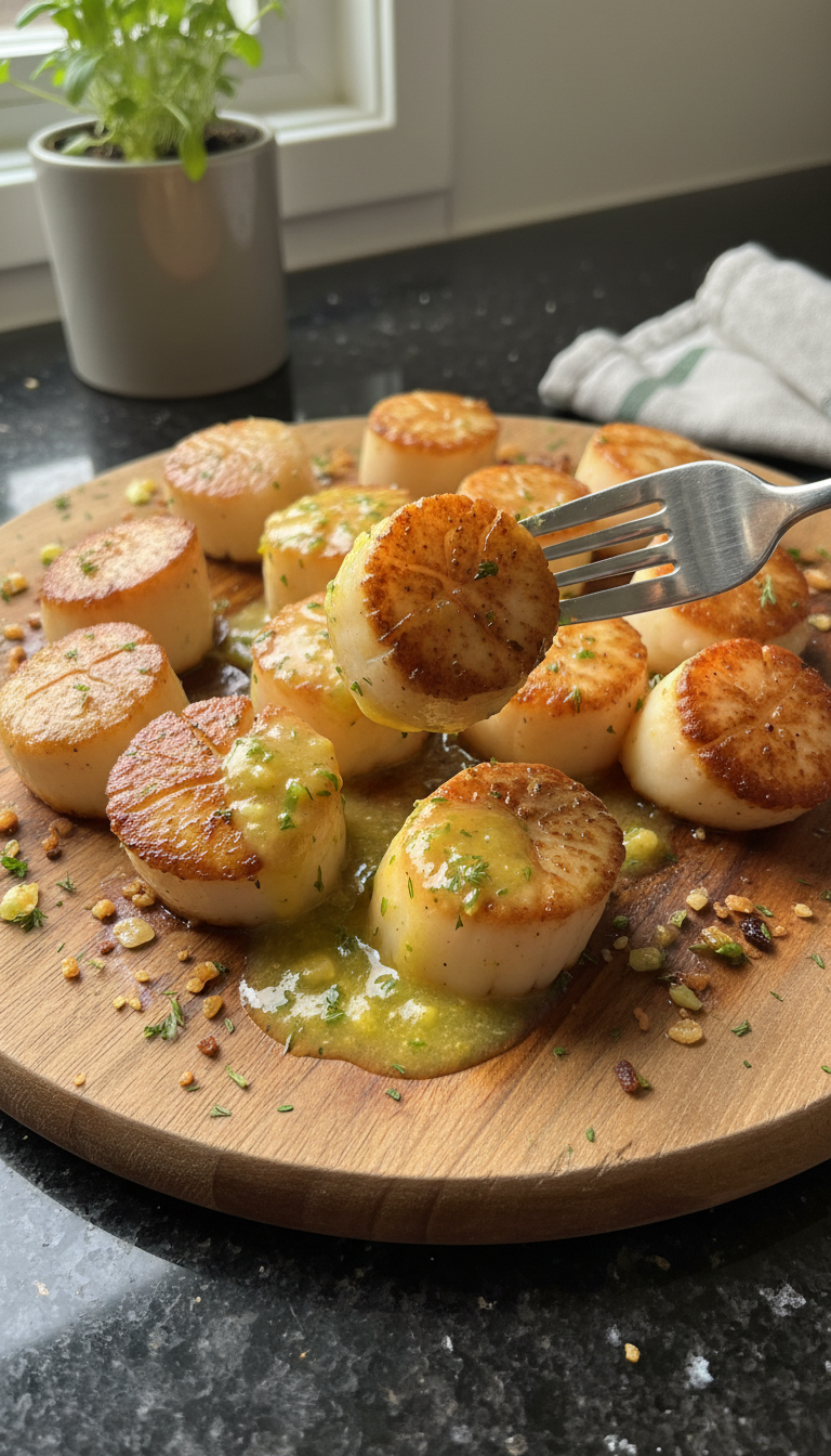 Pan Seared Scallops with Citrus