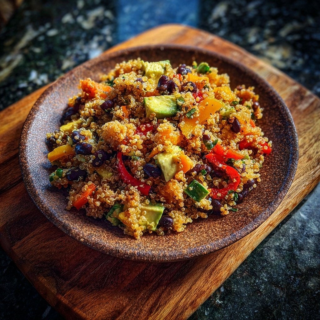 Savory Quinoa and Black Beans