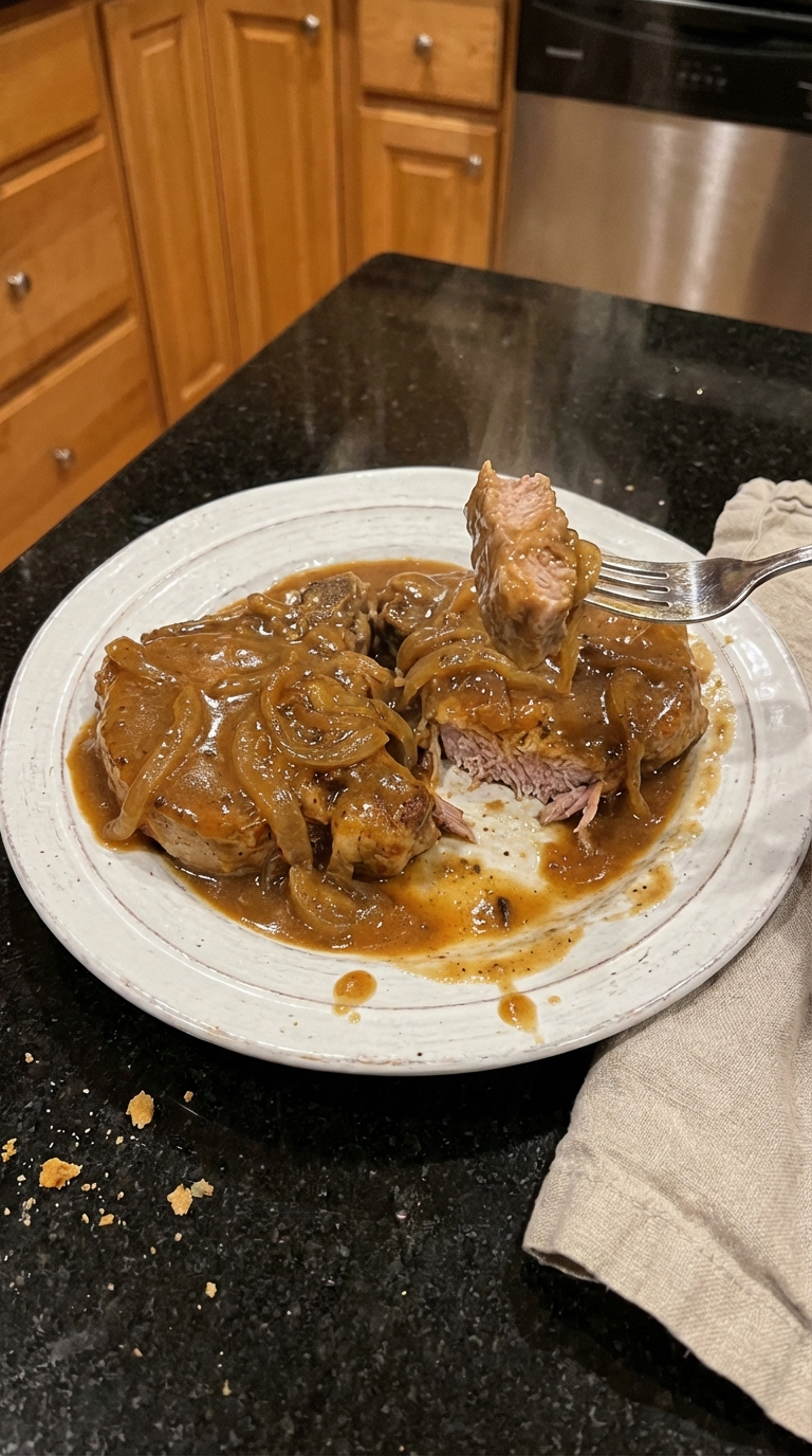 Tender Smothered Pork Chops