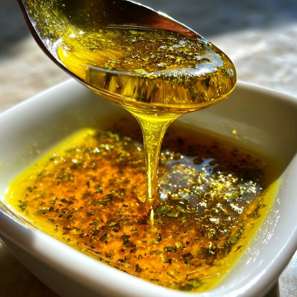 Lemon Basil Olive Oil Vinaigrette