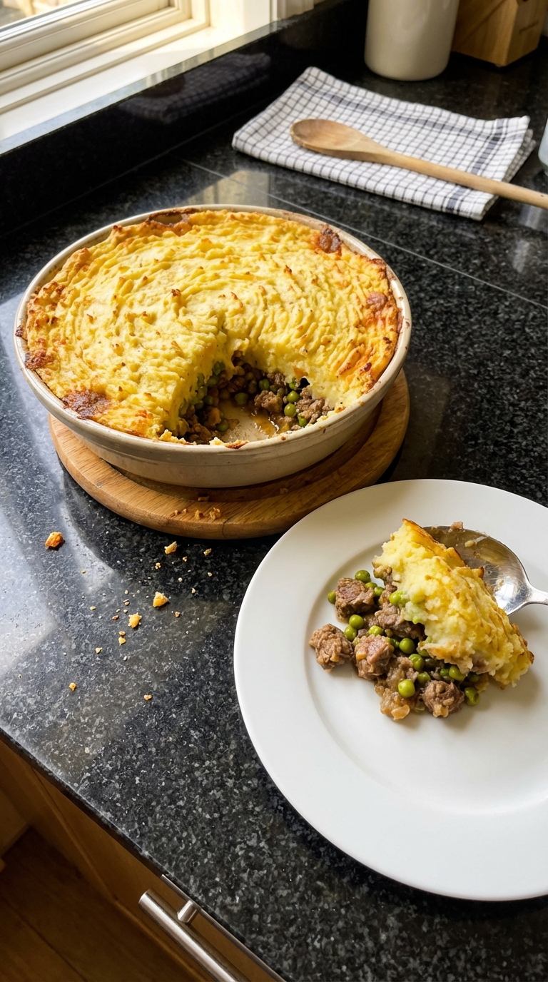 Classic Shepherd's Pie with Peas