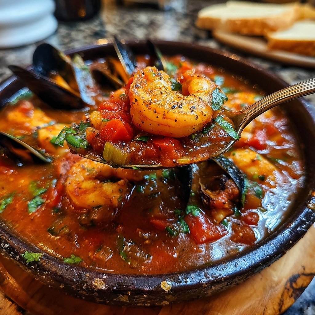 One-Pot Spicy Spanish Seafood Stew