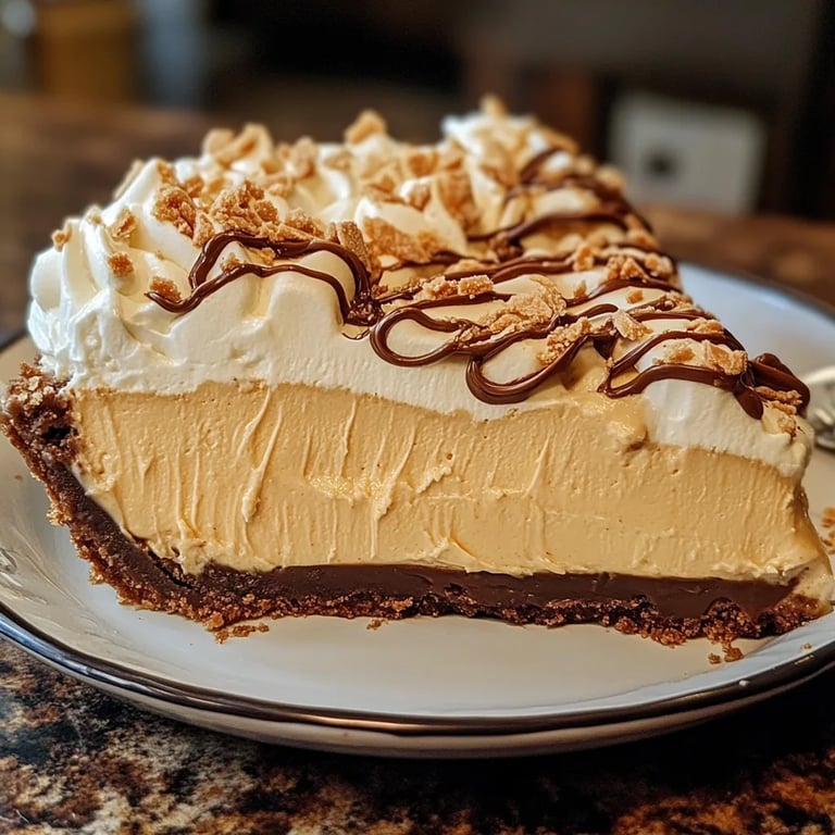 No-Bake Peanut Butter Cream Pie