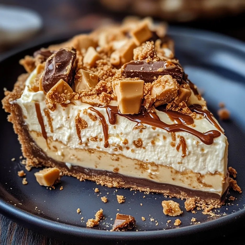 Butterfinger Pie with Peanut Butter