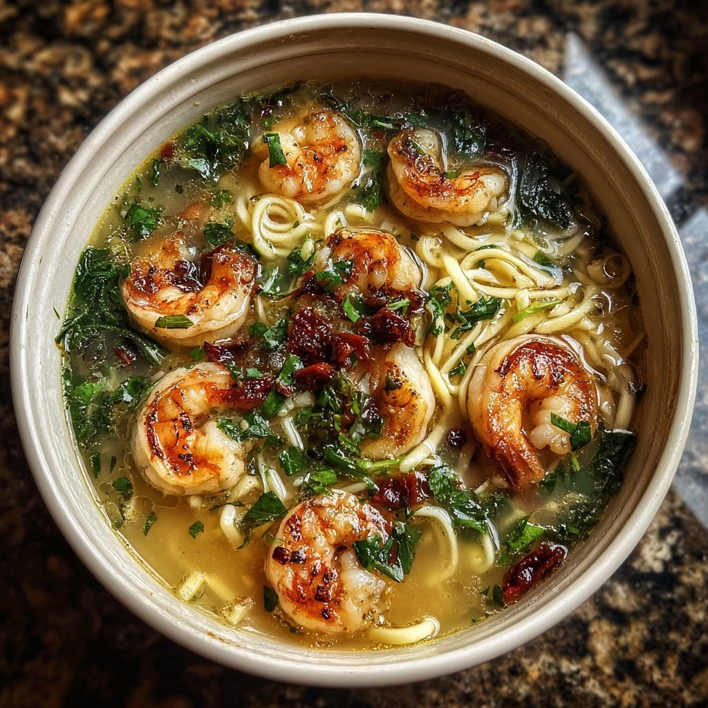 Chinese Shrimp Noodle Soup