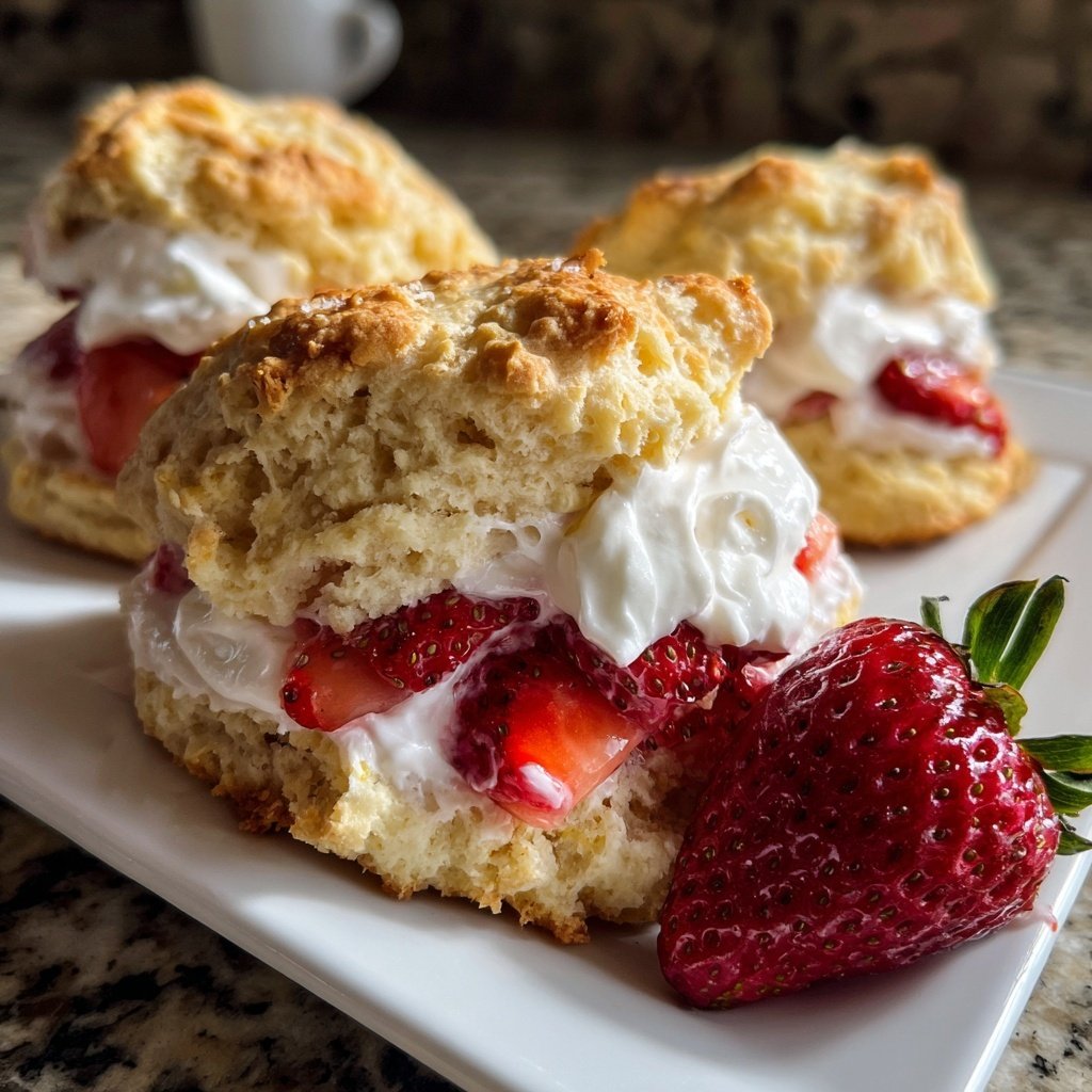 Gluten-Free Strawberry Shortcake Biscuits