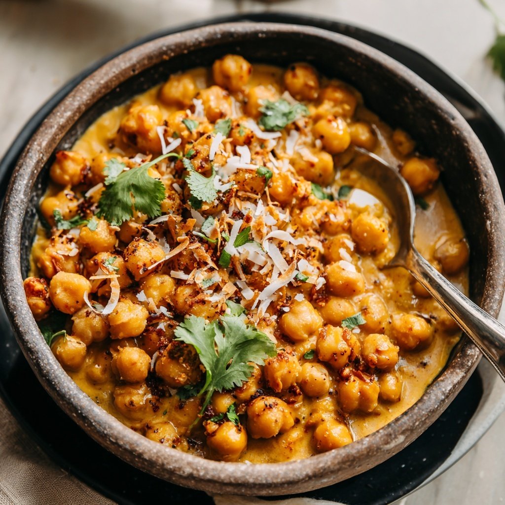 Coconut Curry Chickpea Bowl