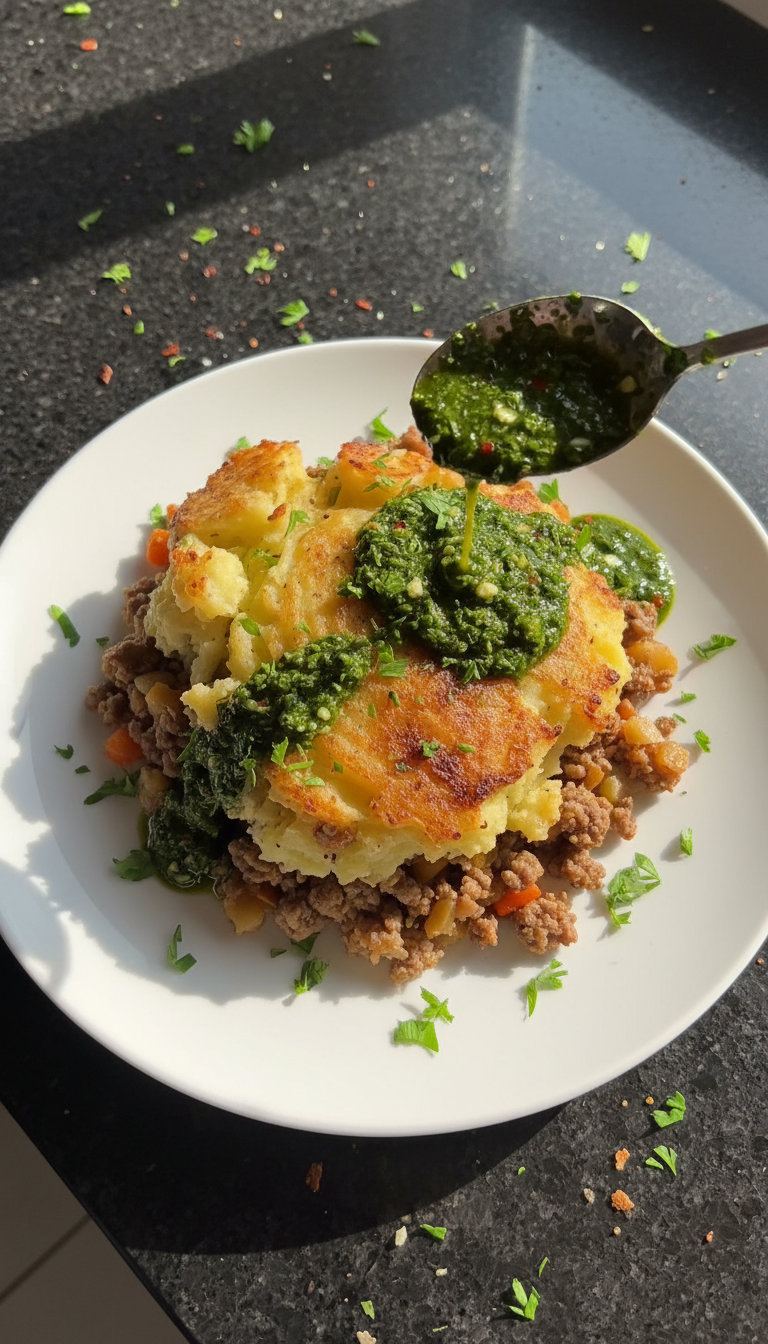 Savory Chimichurri Shepherd’s Dish