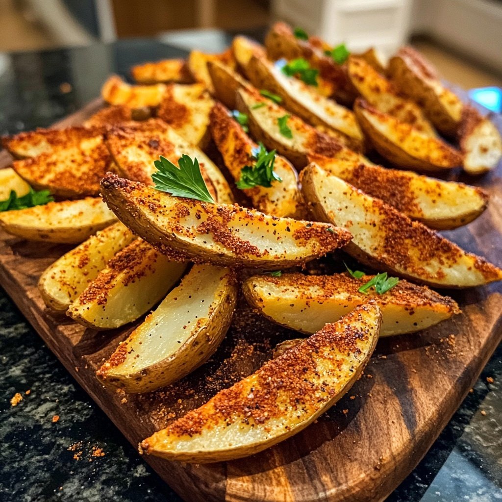 Baked Potato Wedges Smoked Paprika