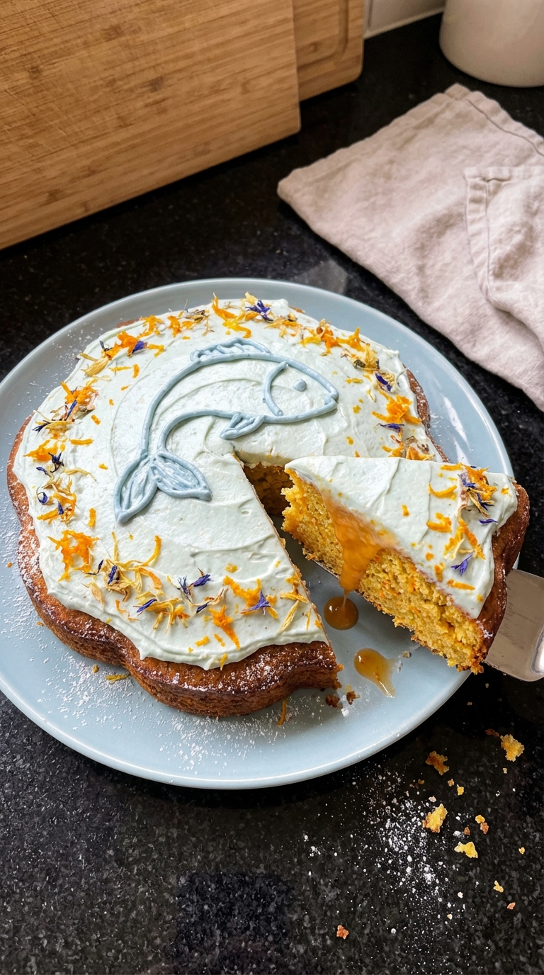 Orange Blossom Pisces Cake