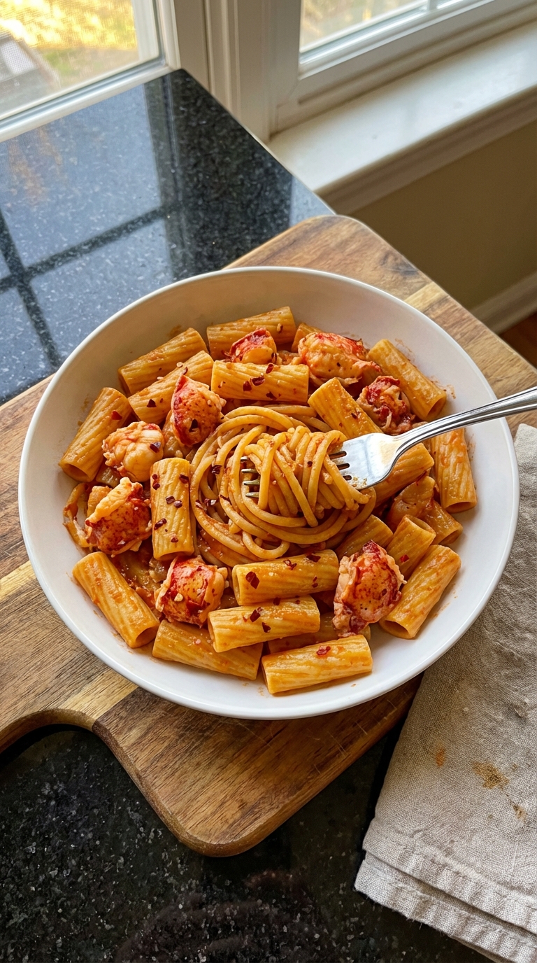 Spicy Lobster Pasta Arrabbiata