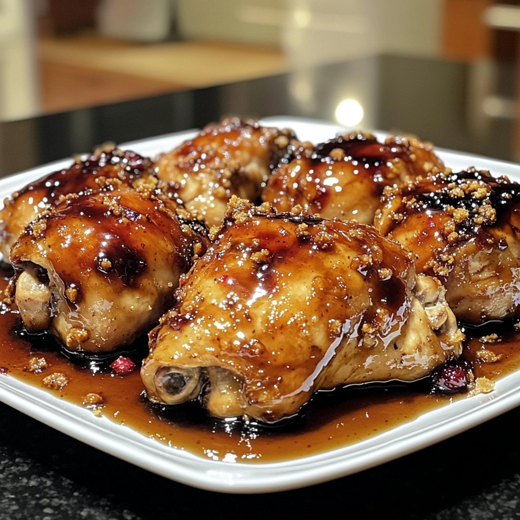 Cherry Balsamic Glazed Chicken