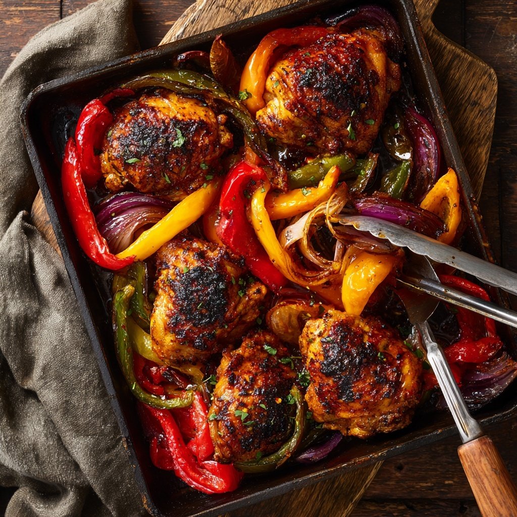 Sheet Pan Chipotle Chicken Thighs