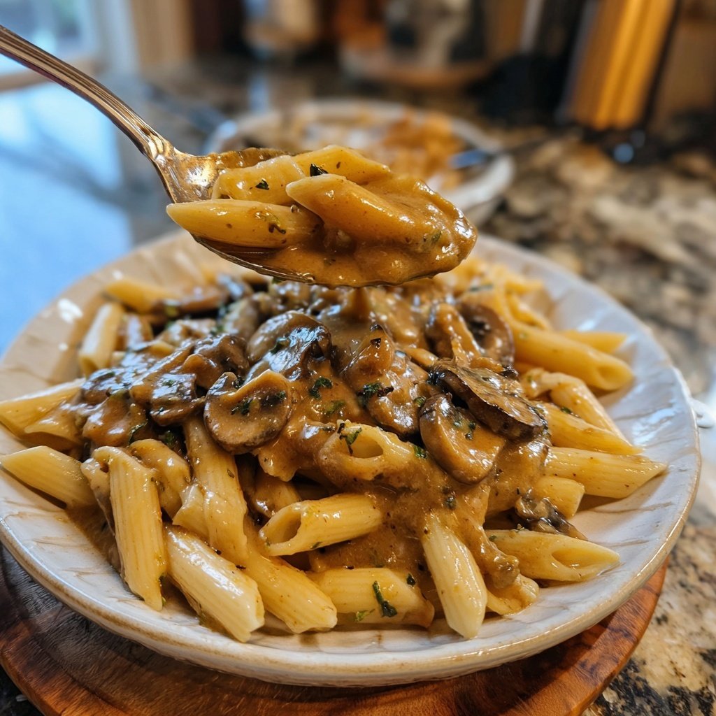 Miso Mushroom Umami Pasta Sauce