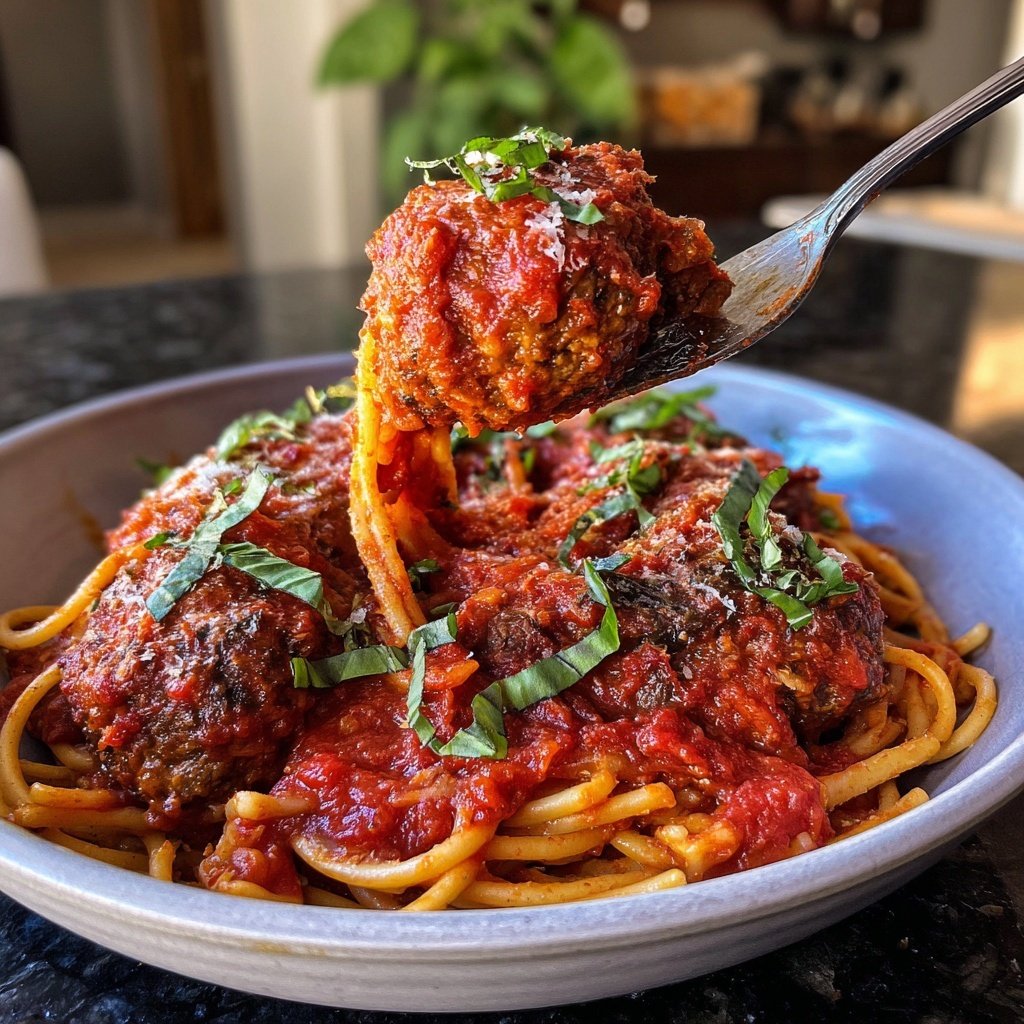 Spaghetti and Meatballs Hearty Sauce