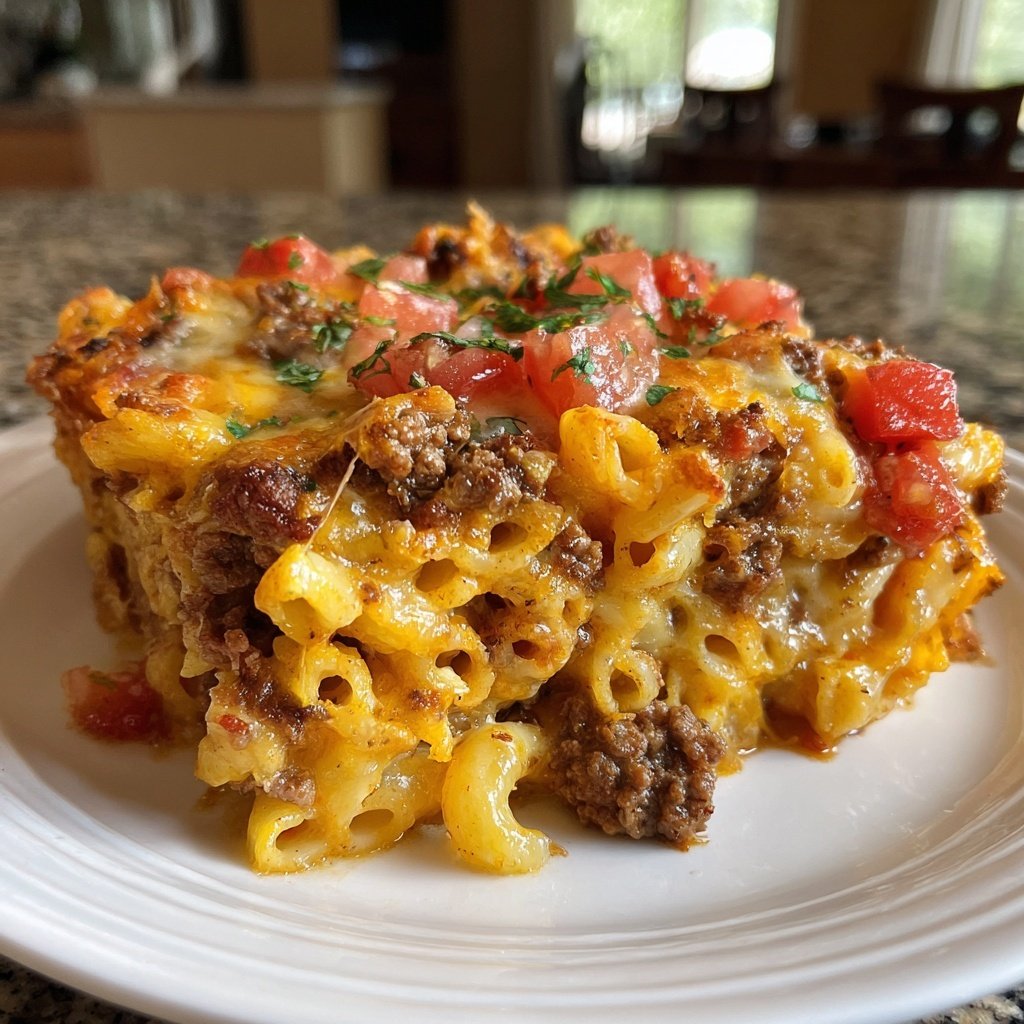 Mouthwatering Taco Pasta Casserole