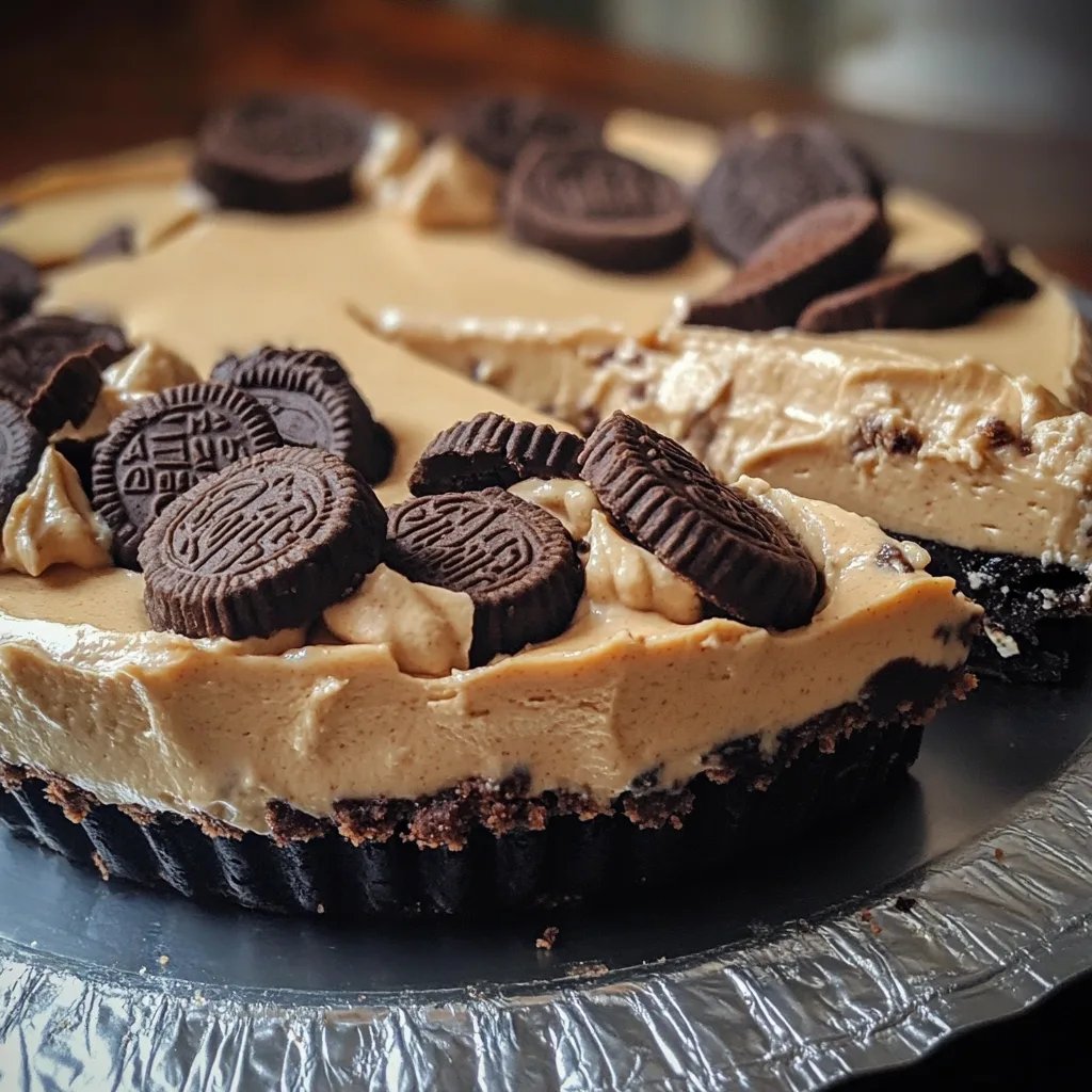Peanut Butter Pie with Oreo Crust