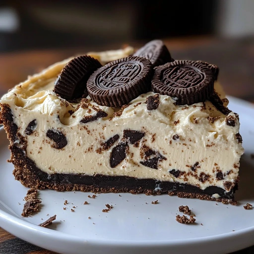 Peanut Butter Oreo Pie