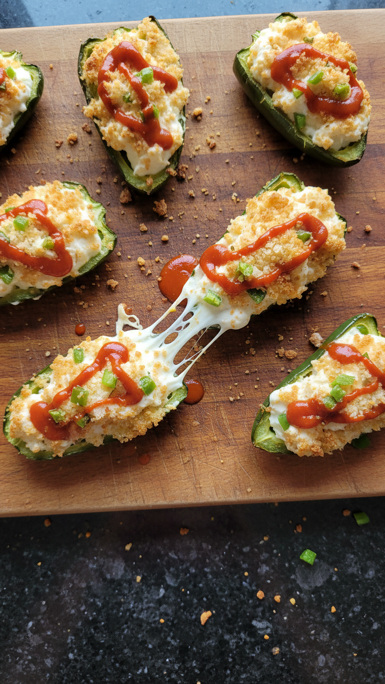 Sriracha Lime Jalapeno Poppers