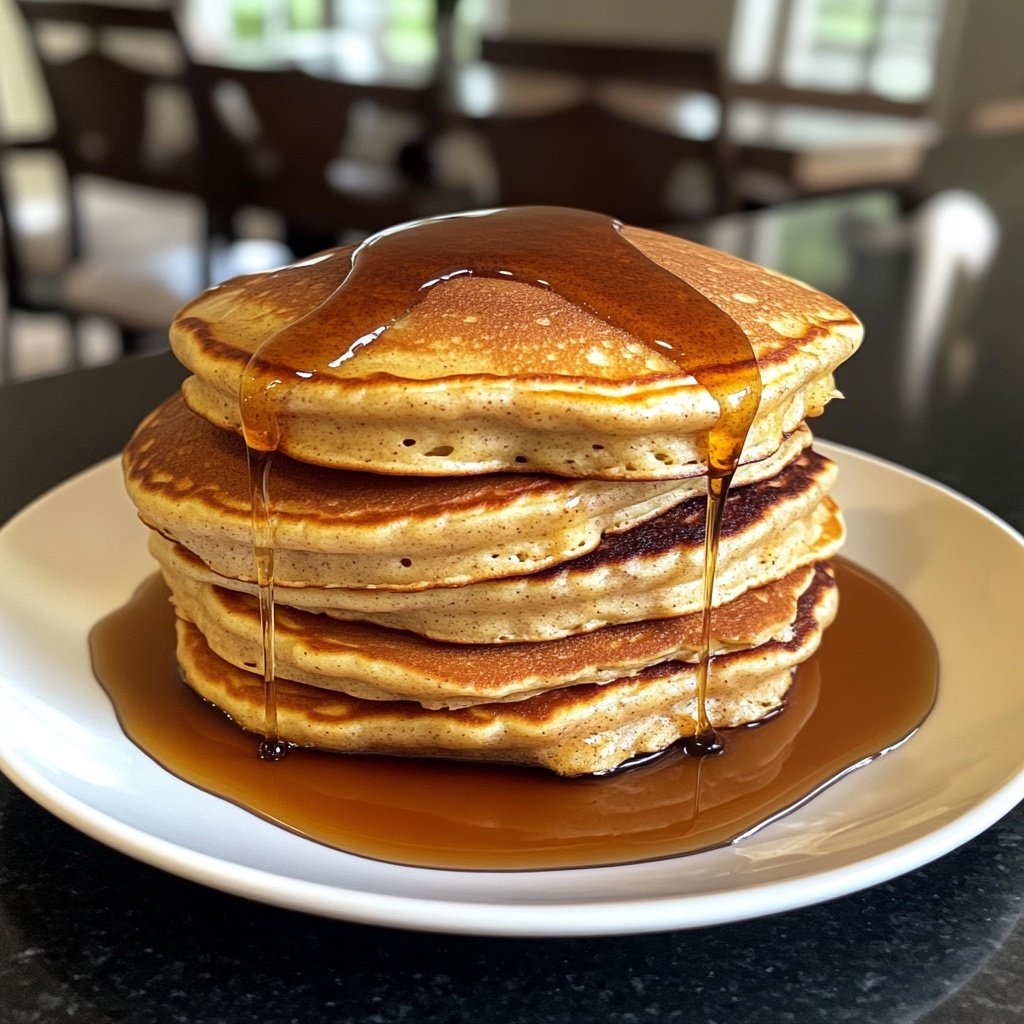 VANILLA CINNAMON BUTTERMILK PANCAKES