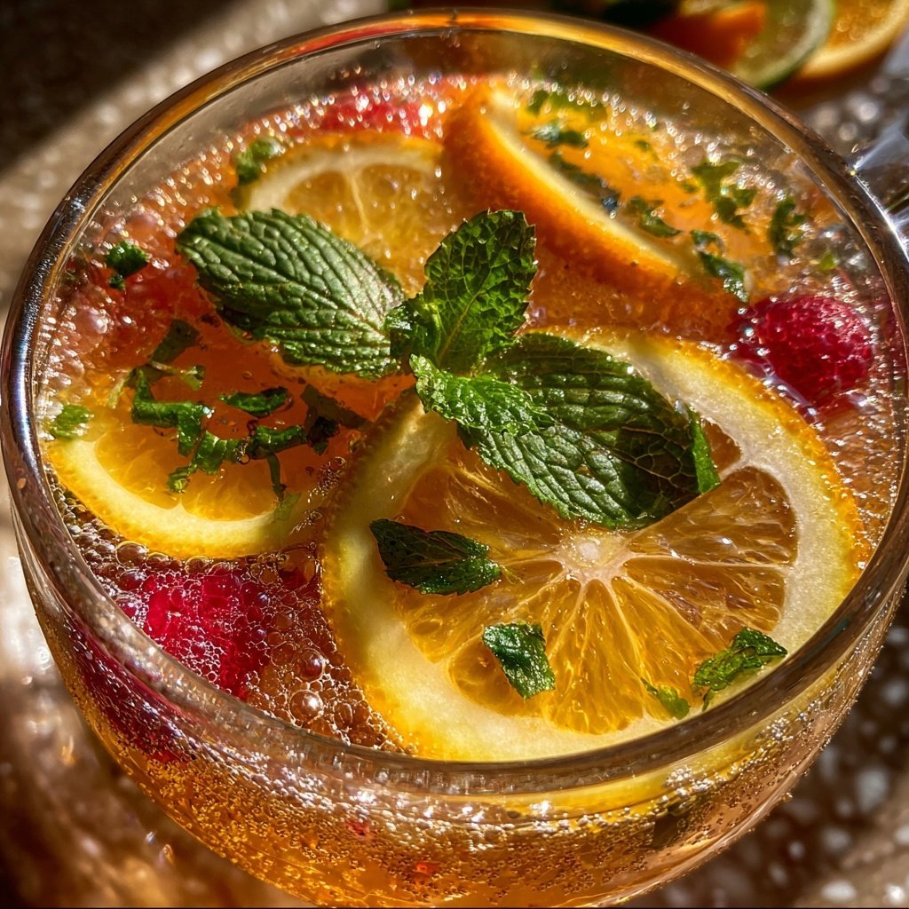 Festive Prosecco Punch Cocktail Recipe