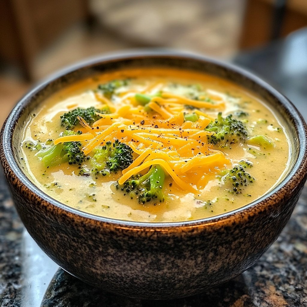 Comfort Broccoli Cheddar Soup​