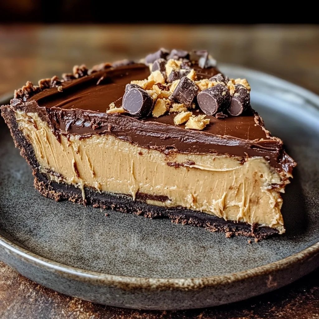Gluten Free Chocolate Peanut Butter Pie