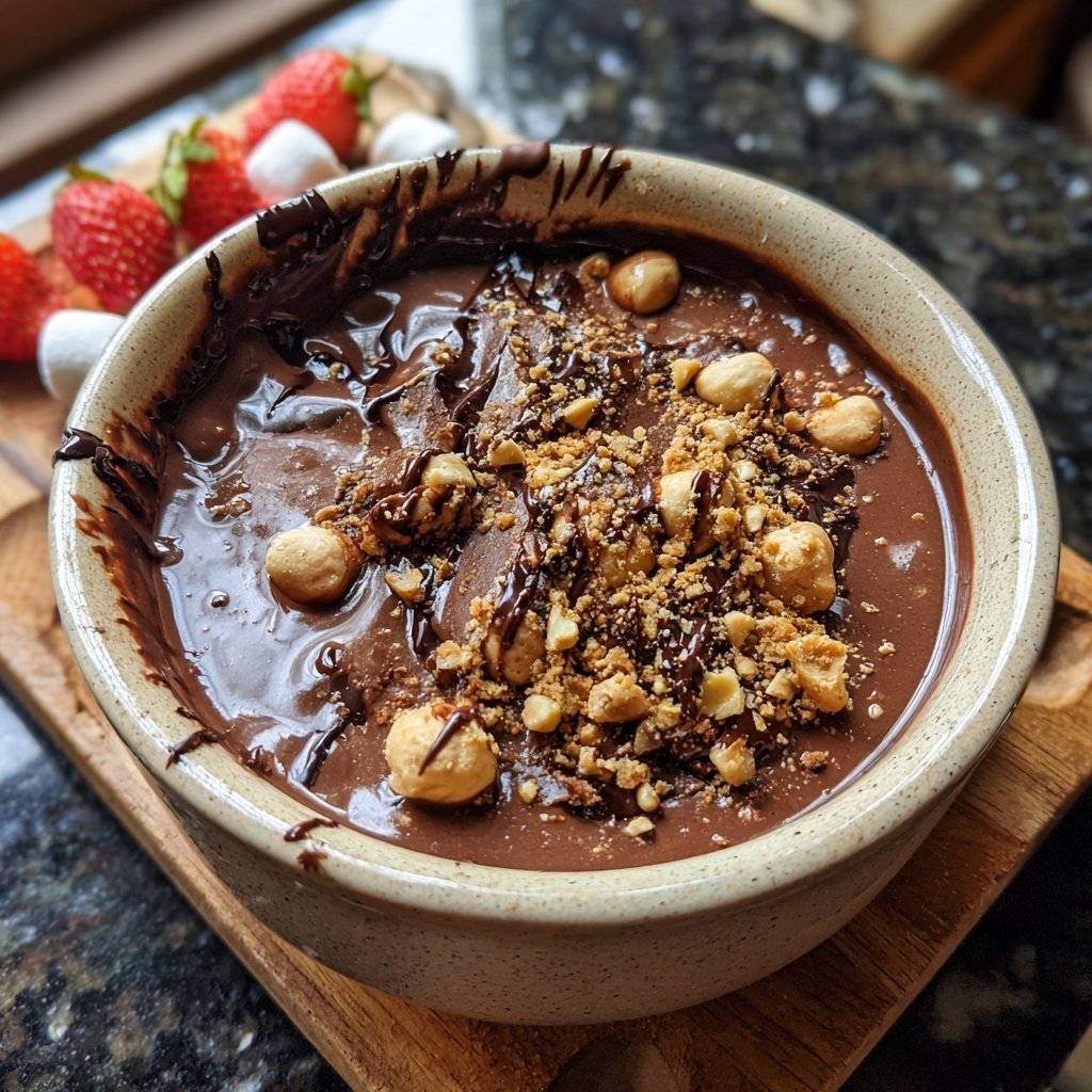 Chocolate Hazelnut Fondue Fantasy