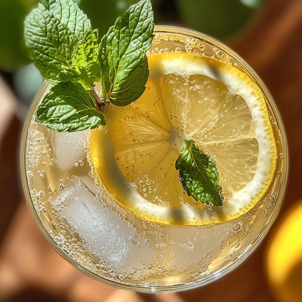 Meyer Lemon Fizz Mocktail