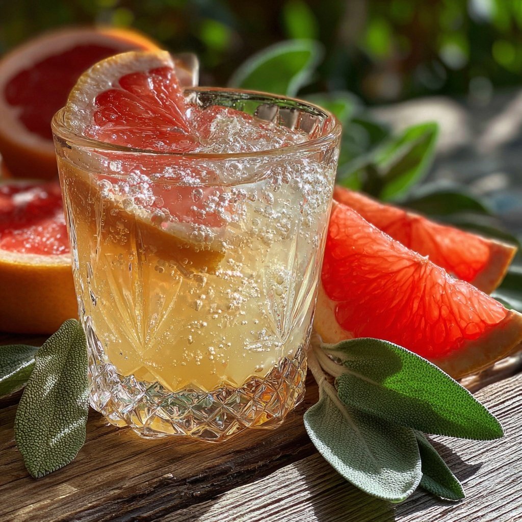 Grapefruit Sage Snow Tonic